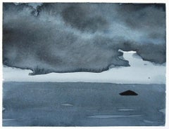 Ghost Ship - Seascape, Watercolor