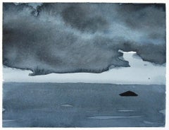 Paysage marin - Aquarelle - Ghost Ship