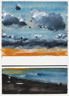 Motif(s) - Watercolour, Contemporary Landscape Painting, Seaside