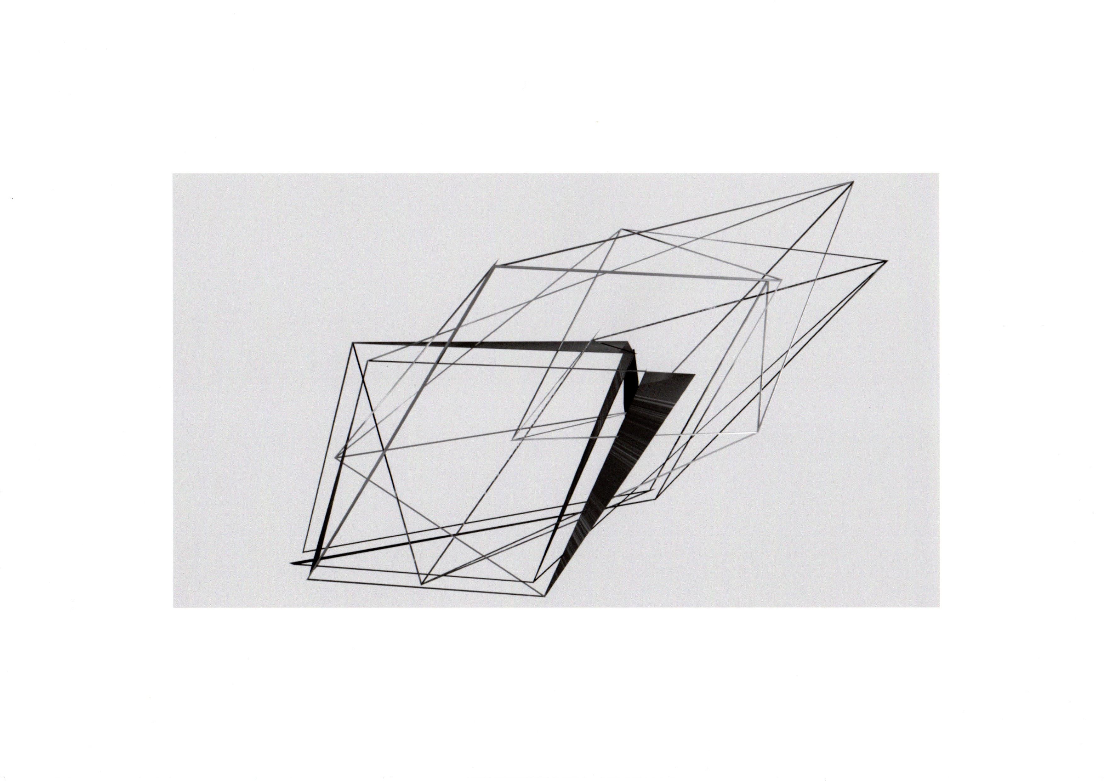 Fabien Granet Abstract Print - Contemporary Architectural Composition, Minimal Geometric Lines