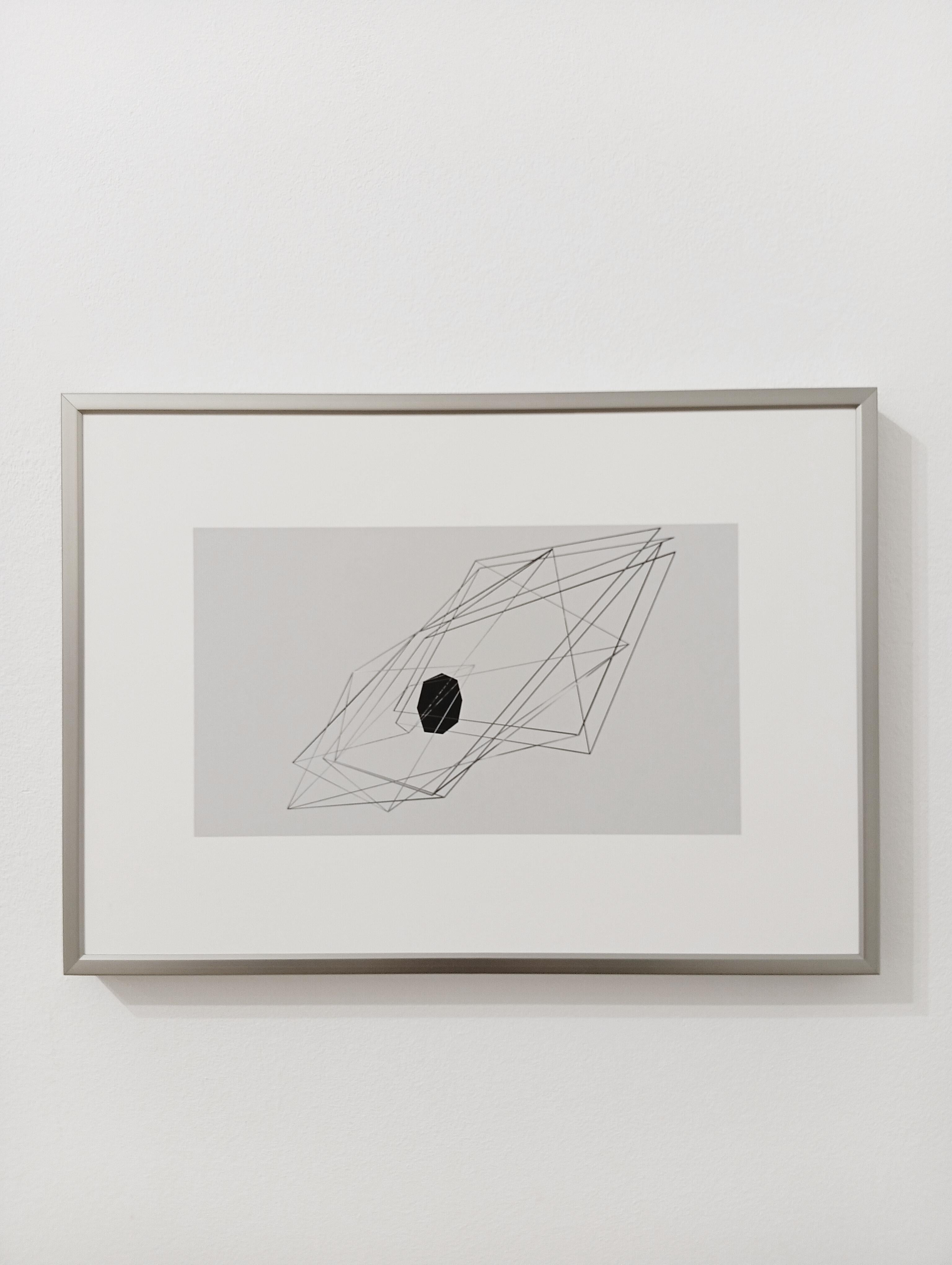 Medium : Archival pigment print on Archival Photographic paper 300Gsm.
Artist : Fabien Granet
Subject : Shift Scape II (Title)
This contemporary artwork by Fabien Granet features a delicate network of geometric lines arranged in an architectural,