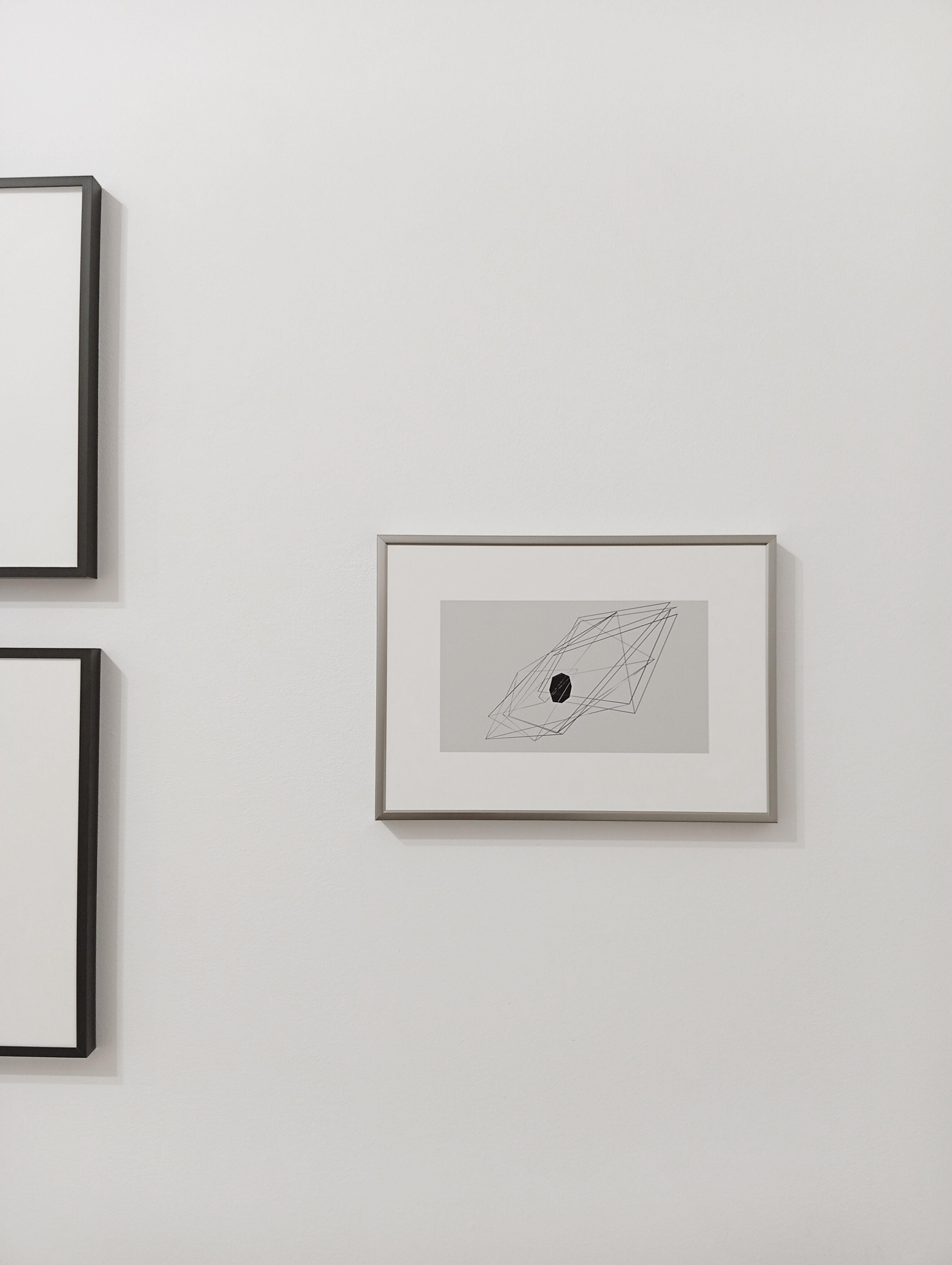 Shift Scape, Contemporary Architectural Composition, Minimal Geometric Lines For Sale 1