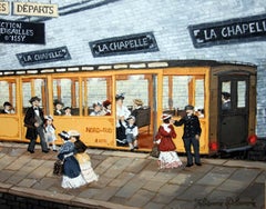 La Chappelle, acrylic painting on board