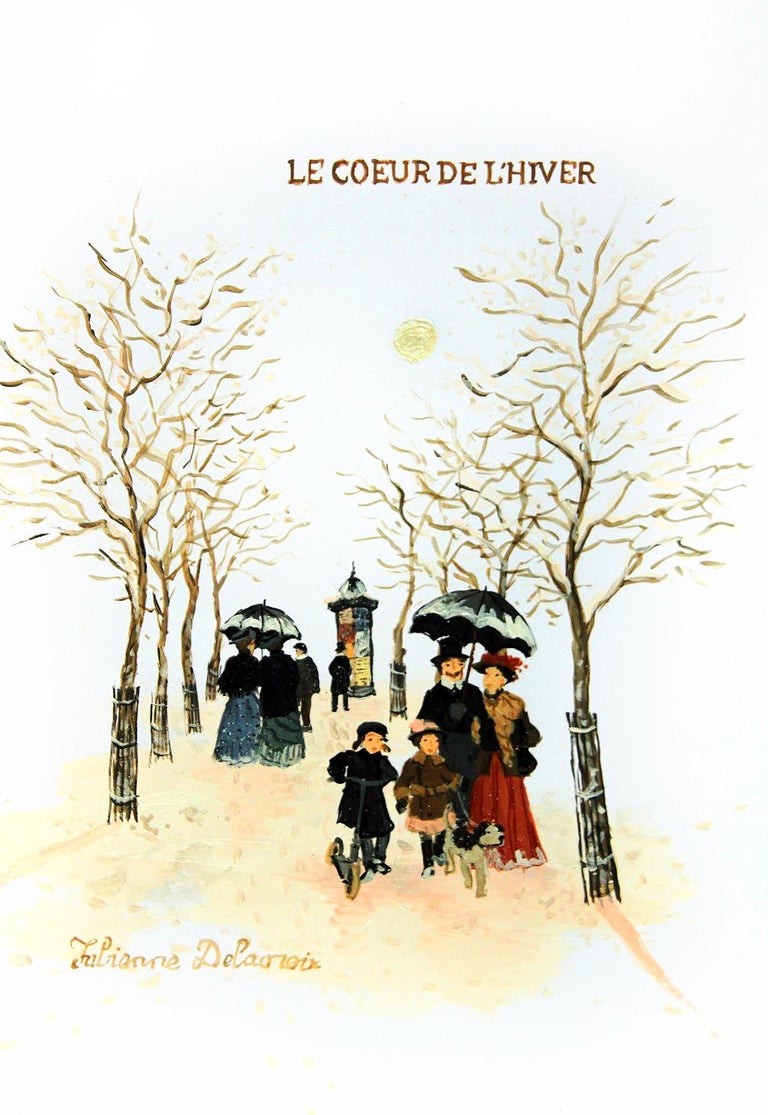 Le Coeur De Lhiver Gouache On Paper - 