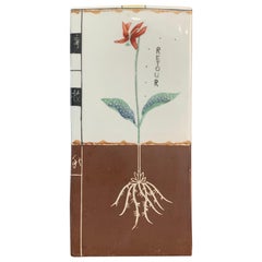 Fabienne Jouvin Brown and White Vase Chinese and French Crossover Design