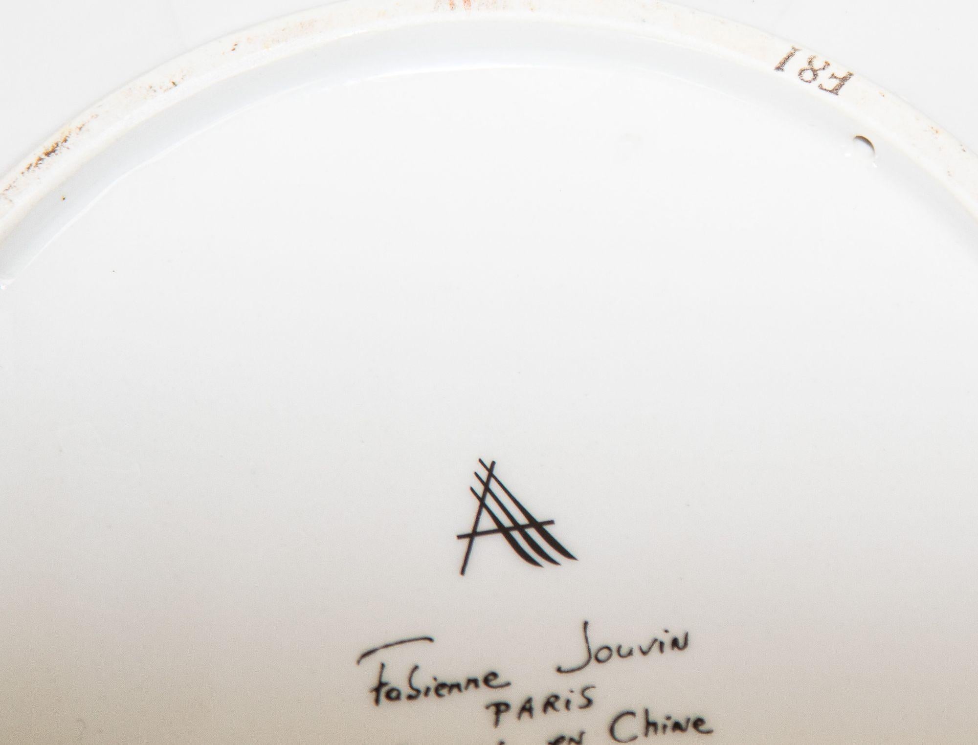 Assiettes murales en porcelaine asiatique japonaise Imari Fabienne Jouvin, années 1990 en vente 2