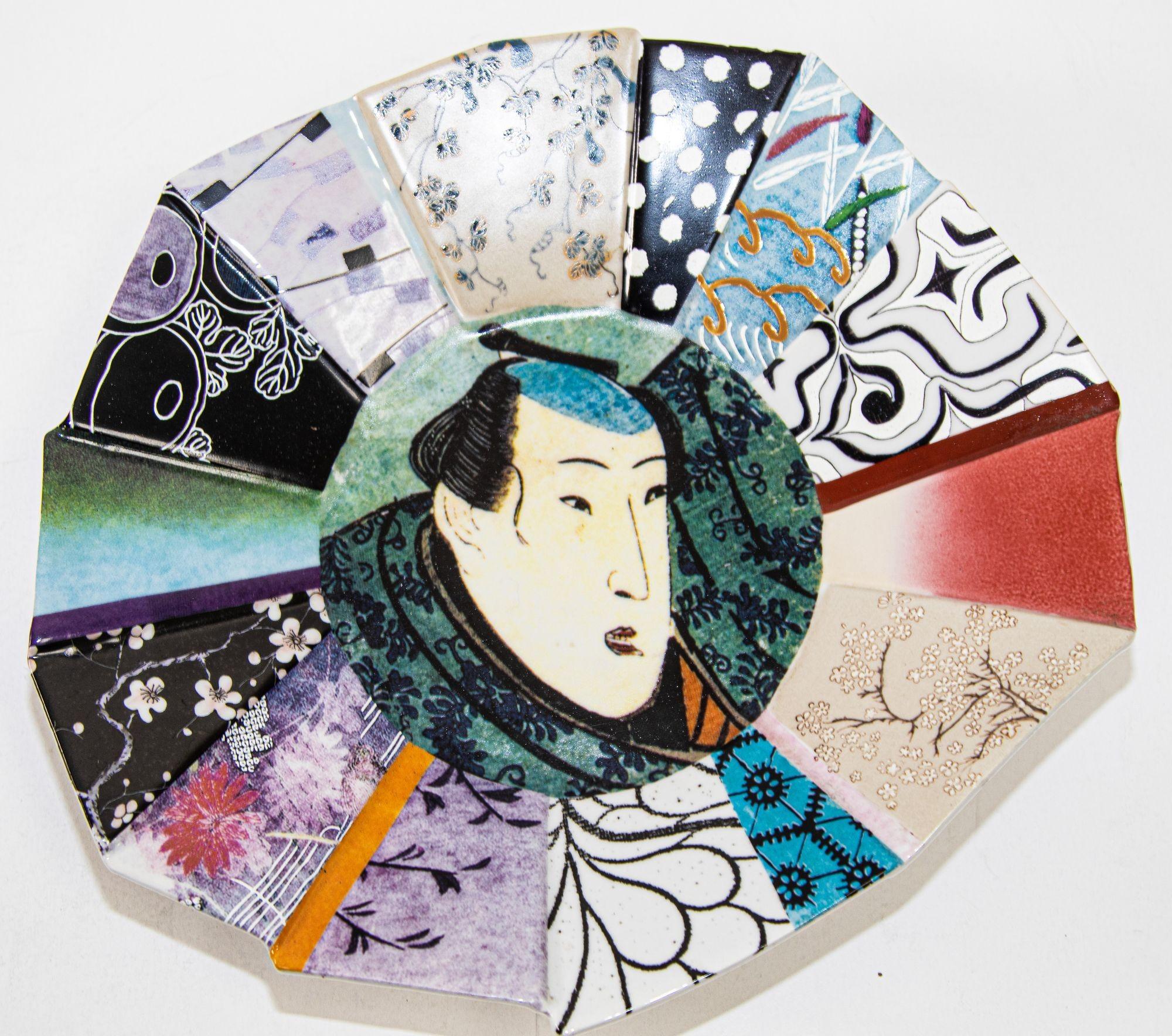 Assiettes murales en porcelaine asiatique japonaise Imari Fabienne Jouvin, années 1990 en vente 4