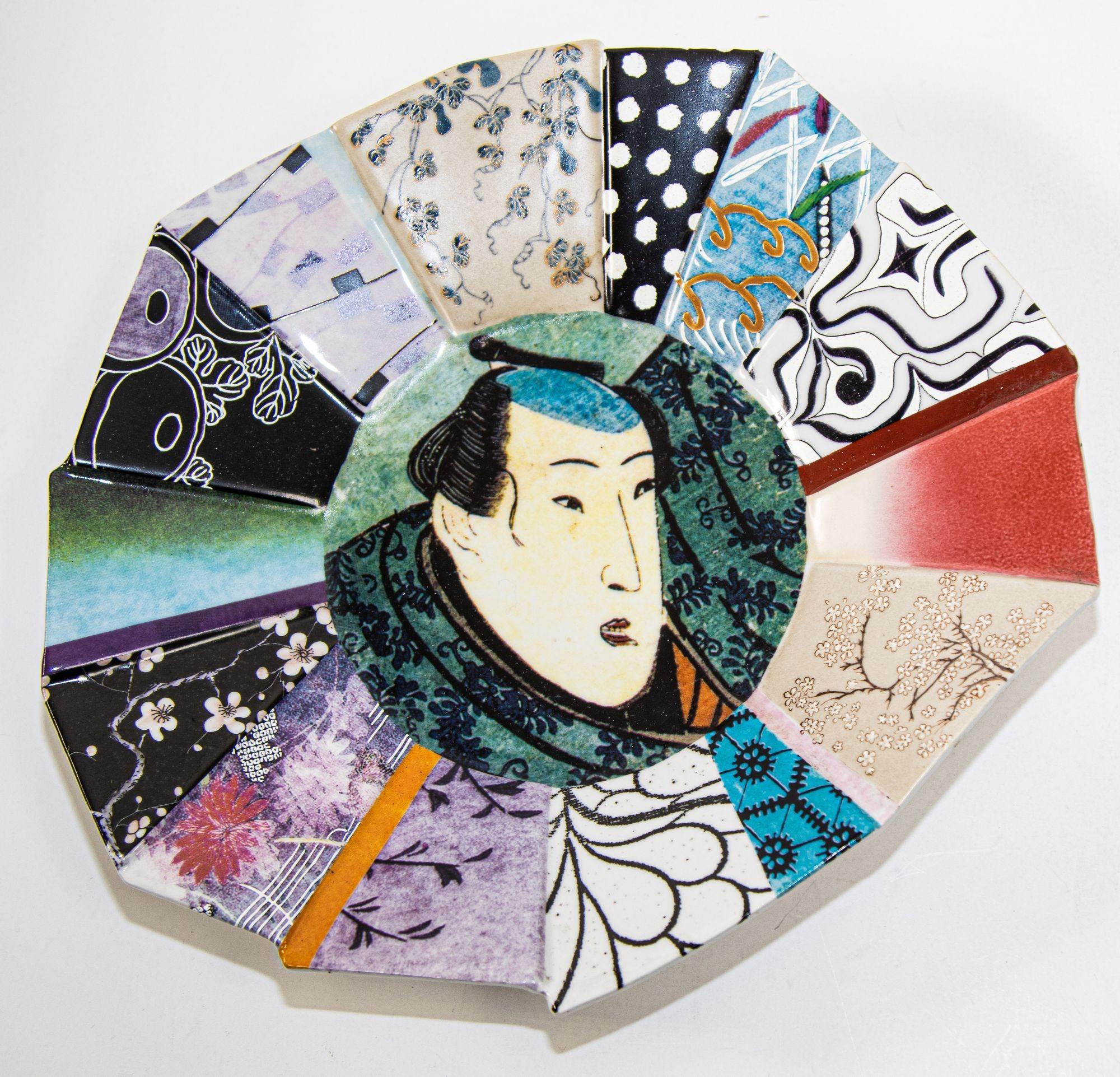 Japanische asiatische Imari-Porzellan-Wandteller von Fabienne Jouvin, Paris (Japonismus) im Angebot