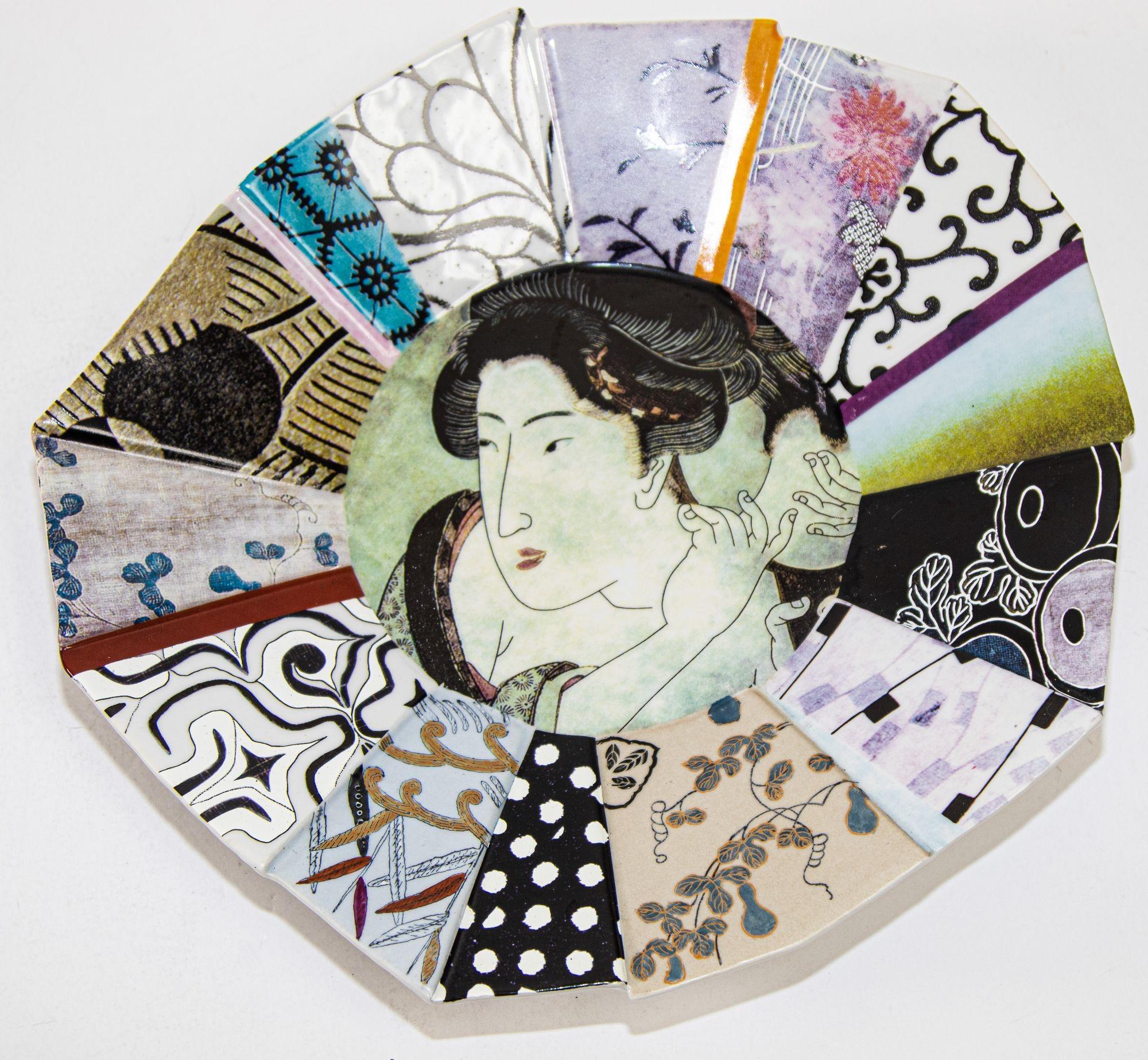 Japonisme Assiettes murales en porcelaine asiatique japonaise Imari de Fabienne Jouvin, Paris en vente