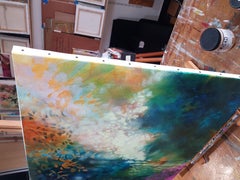 Autumn light, Painting, Acrylic on Canvas