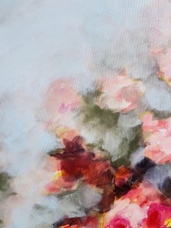 Der Garten von Bagatelle in Paris, Gemälde, Acryl auf Leinwand