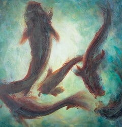 Fabienne Monestier - 2013 Oil, Carp