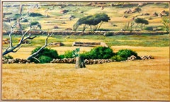ST BARTH Vivace paesaggio realistico con rocce e alberi