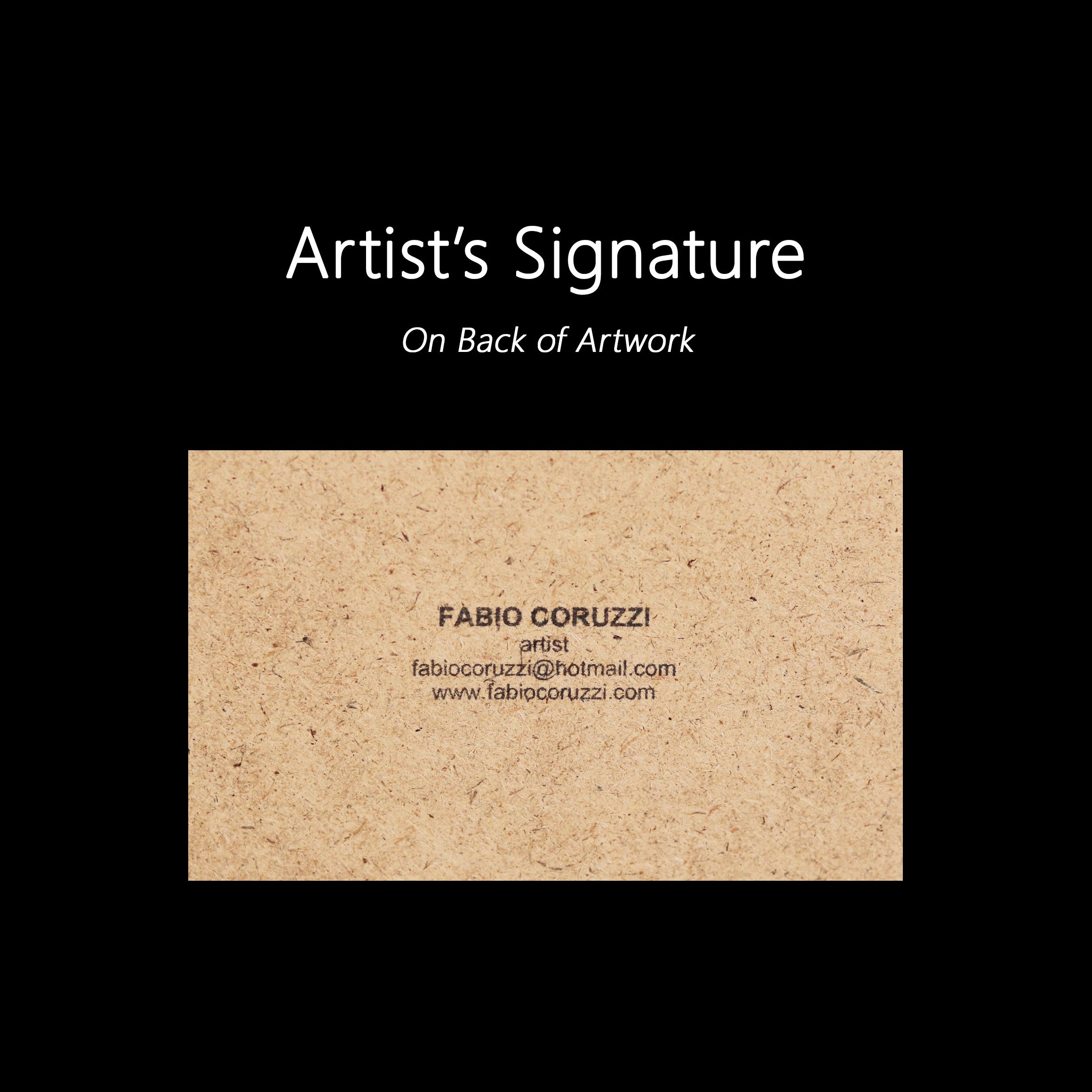 Fairfax Avenue – Originales farbenfrohes, figuratives Stillleben-Kunstwerk mit Sonnenuntergang in der Stadt im Angebot 6