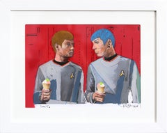 Lick It - Original Vibrant Quirky Sci-Fi Figurative Star Trek Character Artwork