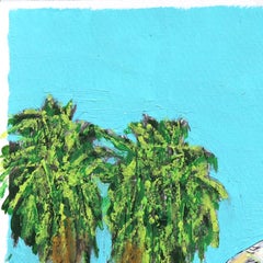Los Angeles Belongs to Us - Abstract Colorful City Mixed Media Artwork on Paper