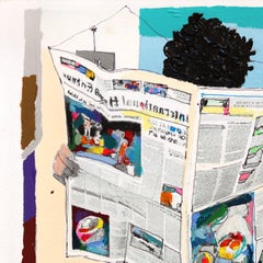 Quality Time #6 - Original schrullige Farbe getränkt figurativen Stillleben Kunstwerk