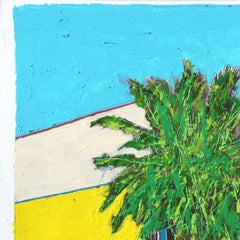 Redondo Afternoon - Urban Still Life Abstrakt Farbe getränkt Mixed Media Kunstwerk