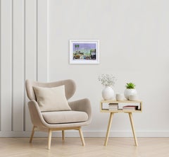 Dies ist Beverly Blvd #42 - Original Abstrakt L.A. Landschaft Gemischte Medien Kunstwerk