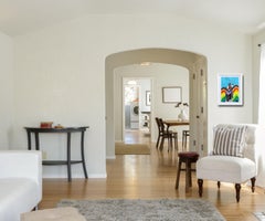 Urban Cowboy #2 - Originale arte figurativa colorata arcobaleno stravagante a tecnica mista