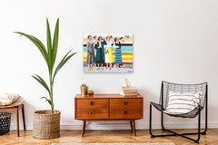 Empowering #18 - Colorful Figurative Original Art on Canvas