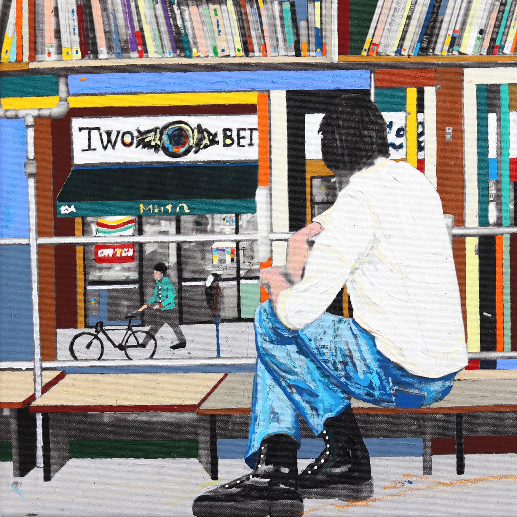 Last Bookshop in DTLA No. 7 - Colorful Authentic Urban Environment Painting 3