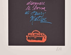 Bag - Lithograph by Fabio De Poli - Late 20th Century