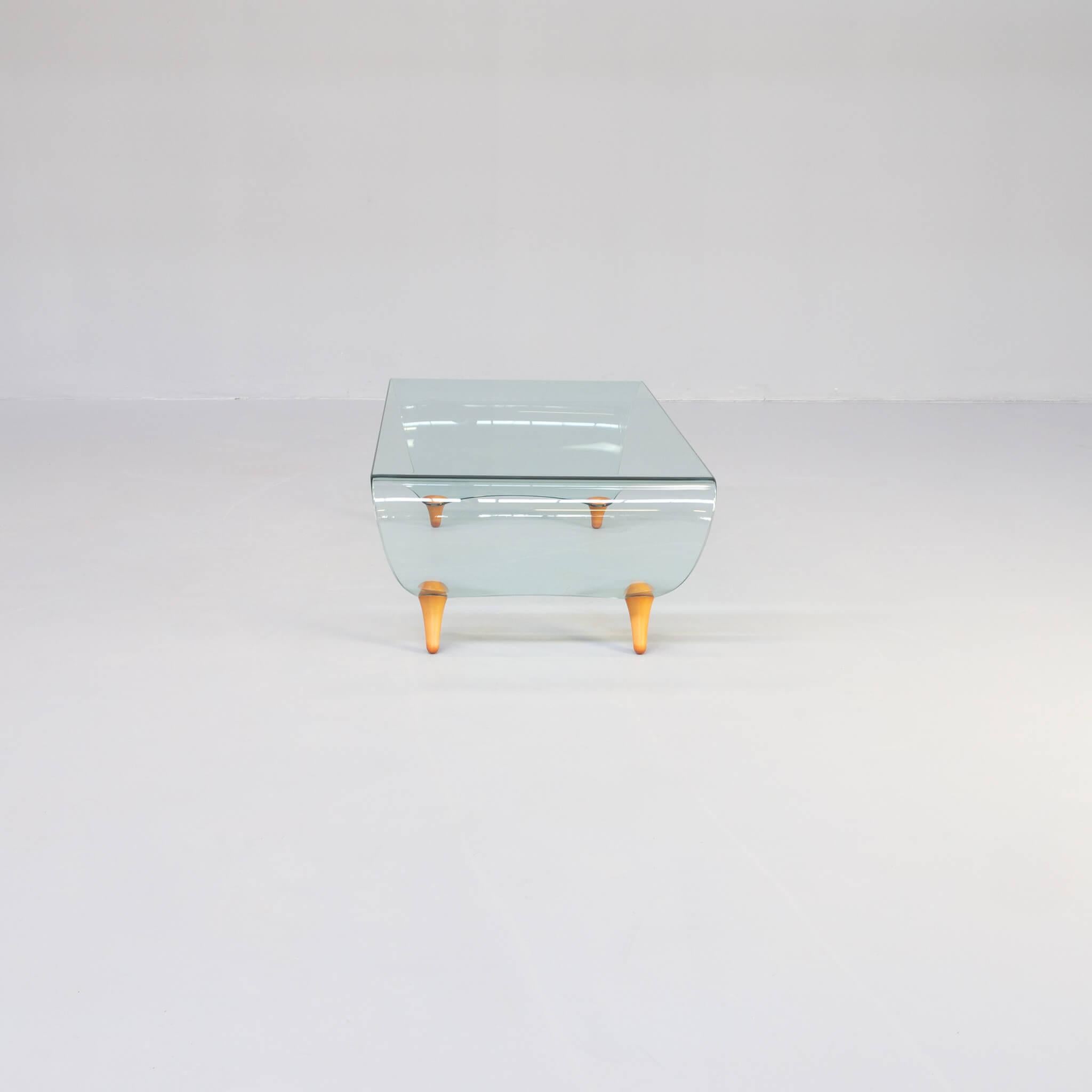 Post-Modern Fabio di Bartolomei ‘Tango’ Coffee Table for Fiam For Sale