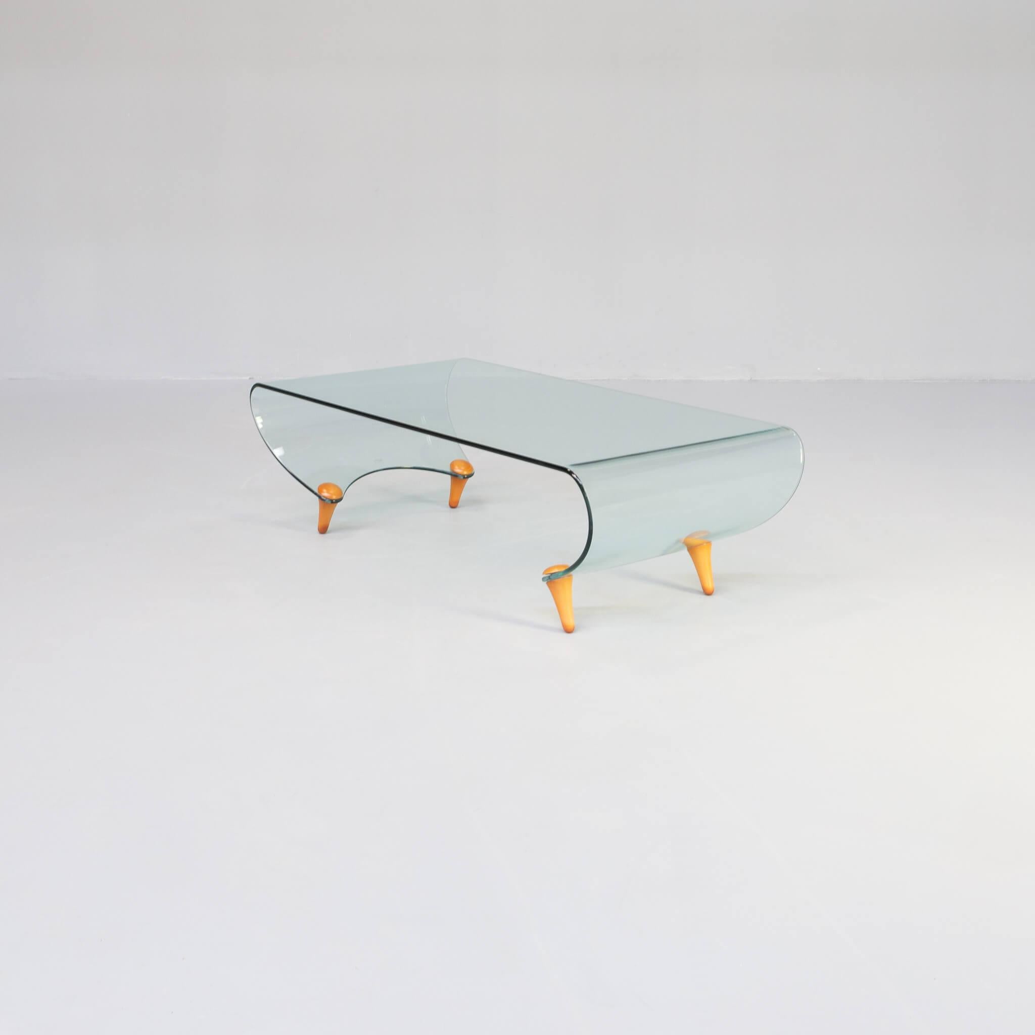 Italian Fabio di Bartolomei ‘Tango’ Coffee Table for Fiam For Sale