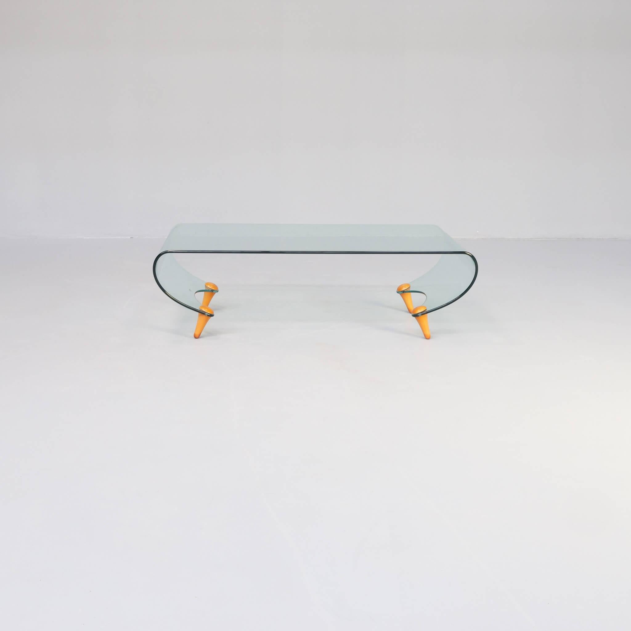 Fabio di Bartolomei ‘Tango’ Coffee Table for Fiam In Good Condition For Sale In Amstelveen, Noord