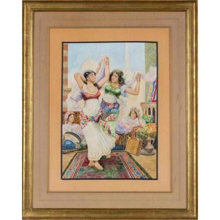 Fabio Fabbi ‘Italian, 1861-1946’ Pair of Orientalist Watercolors 