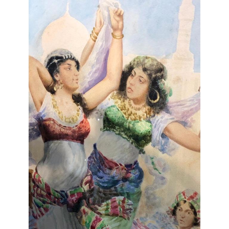 Fabio Fabbi ‘Italian, 1861-1946’ Pair of Orientalist Watercolors 