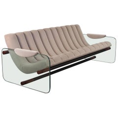 Fabio Lenci Attributed Italian Space Age Sofa