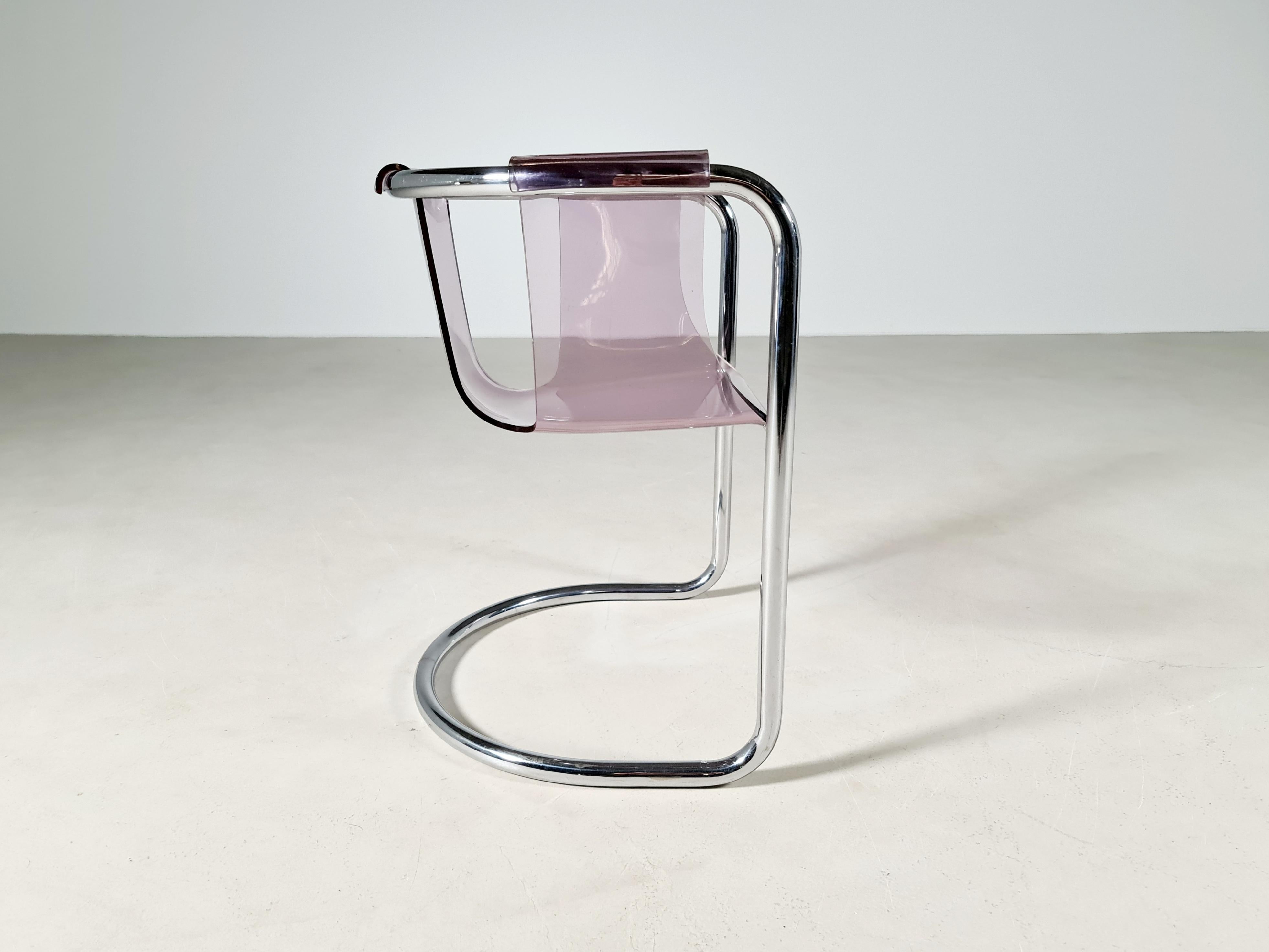 Fabio Lenci Desk with Mathcing Chair by Formes Nouvelles, 1970s 2