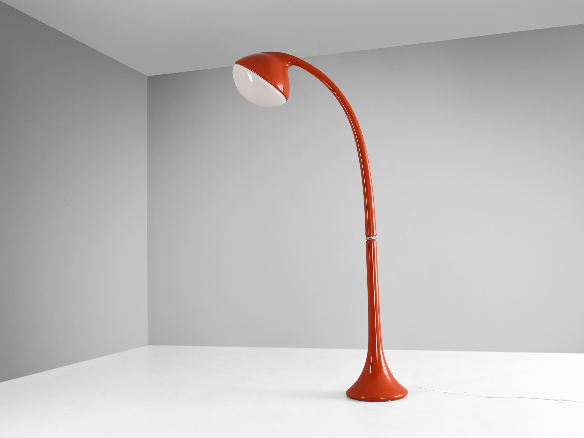 Fabio Lenci for I Guzzini 'Lampione' Floor Lamp in Red 2