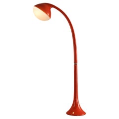 Used Fabio Lenci for I Guzzini 'Lampione' Floor Lamp in Red 