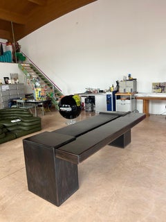 Fabio Lenci monumental executive desk for Bernini, Italy, 1973