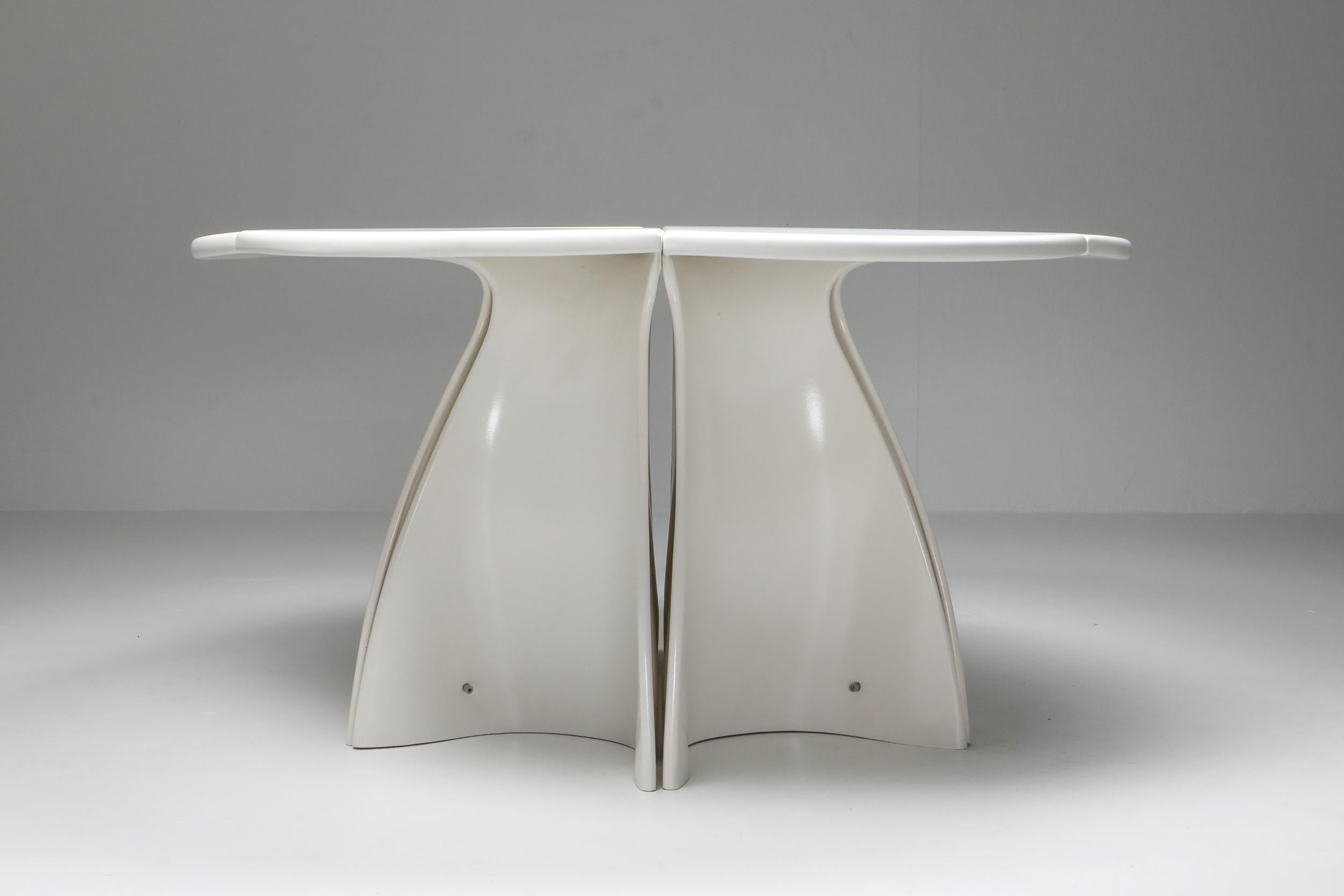 Fabio Lenci Postmodern ‘Petal’ Dining Table, 1960s In Good Condition In Antwerp, BE