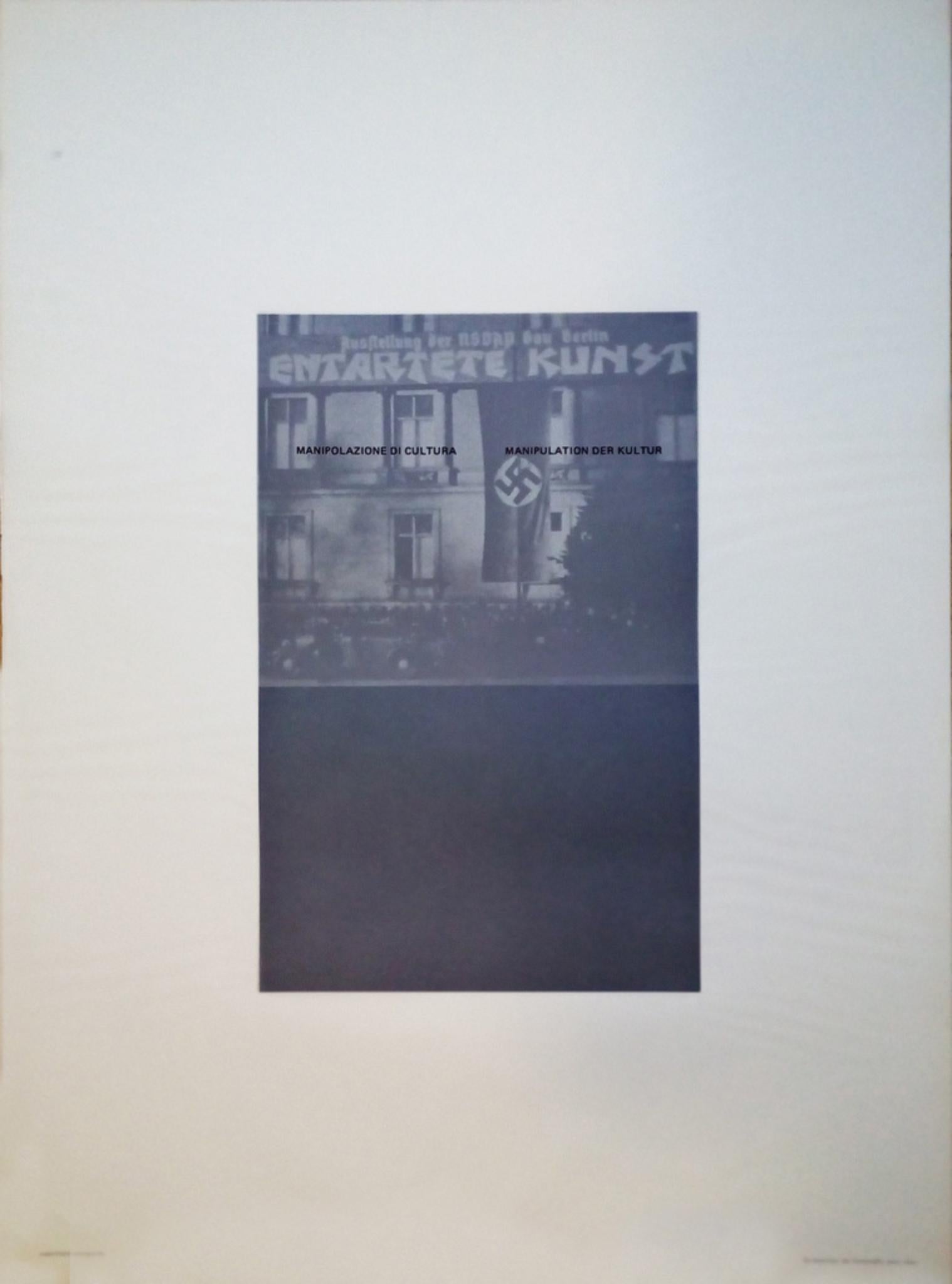 Sopprimono Avanguardie - Fotolitografia di Fabio Mauri - 1976