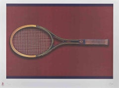 Tennis, Olimpiadi di Pechino 2008 - Litografia di Fabio Mauri