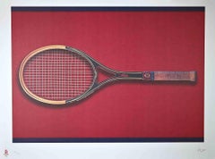 Tennis, Olympic Games Beijing 2008 -Original Lithograph by Fabio Mauri