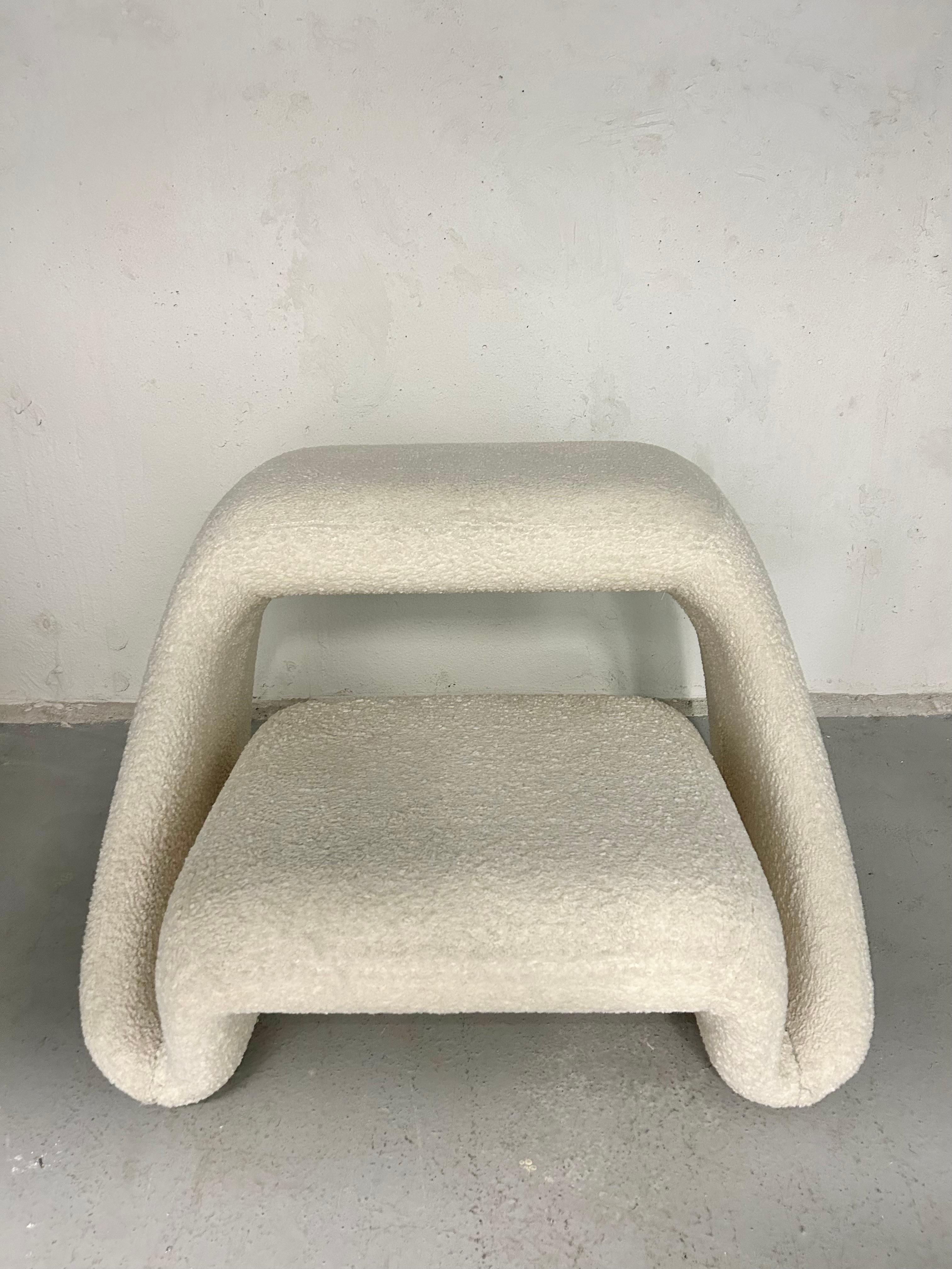 Contemporary Fabio Septembre Air Chair in Boucle For Sale
