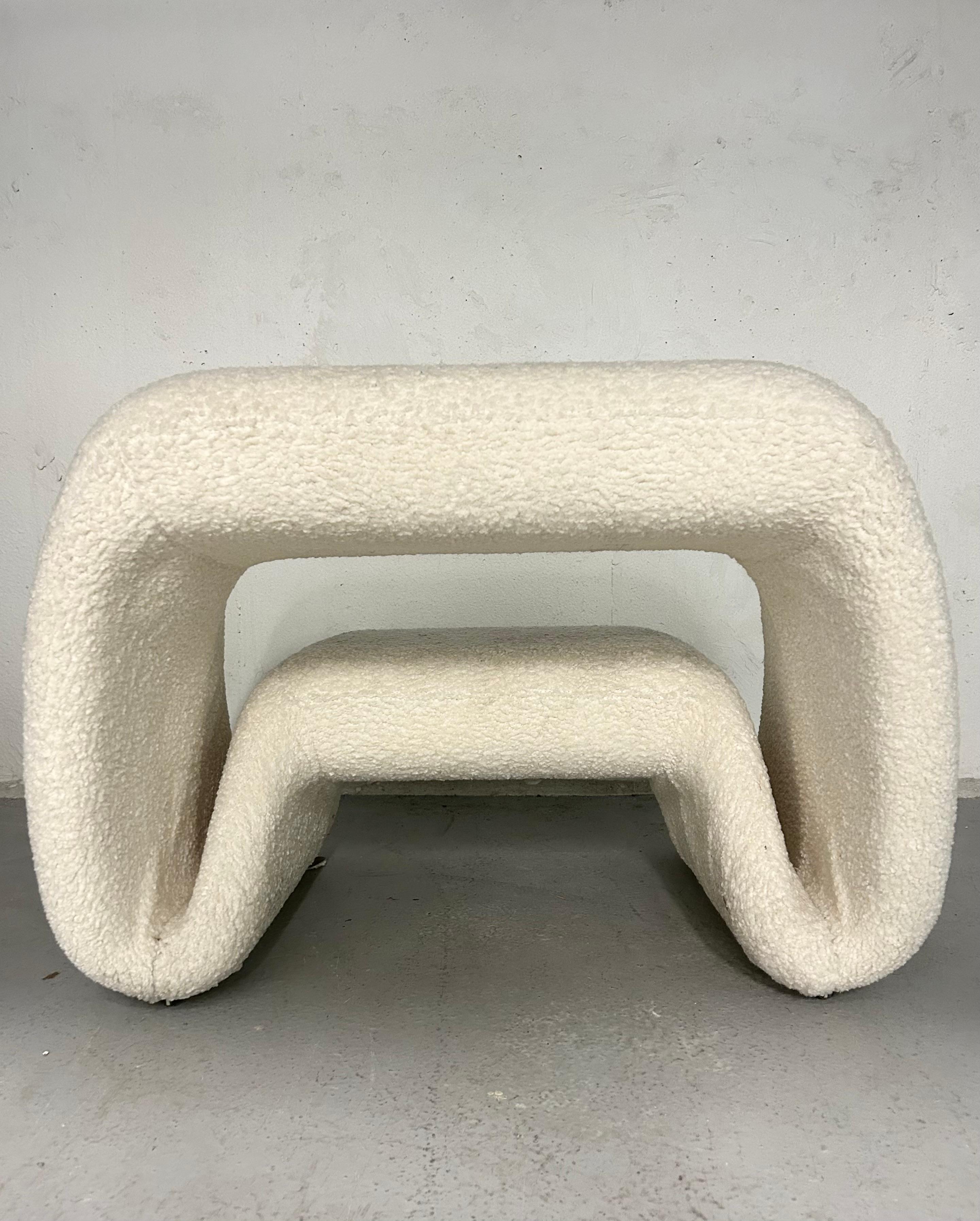 Fabio Septembre Air Chair in Boucle For Sale 3