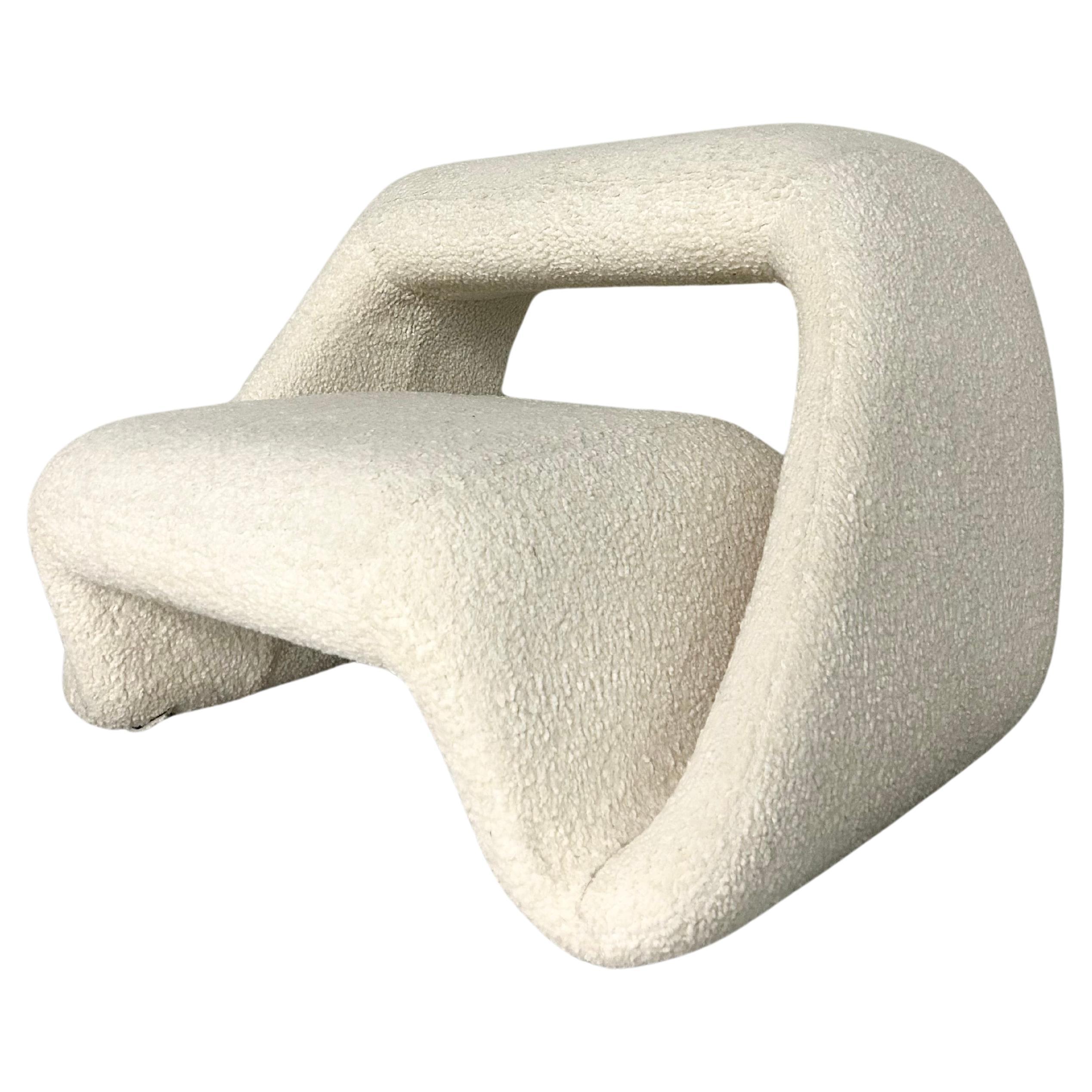 Fabio Septembre Air Chair in Boucle For Sale