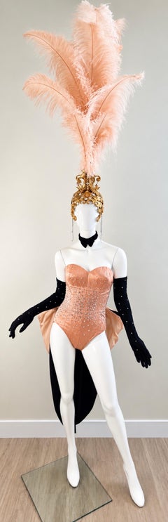 Fabio Toblini Sammy Davis Jr Old Globe Showgirl Costume Leotard Headdress