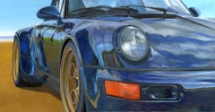 Santa Barbara -  American automobile car oil painting contemporary hyperrealism