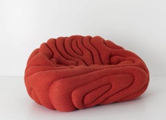 Loveseat «ladis » en tissu et mousse de soie par Aqua Creations