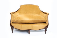Fabric and Wood Art Deco Three Piece Suite, Francia, circa 1925