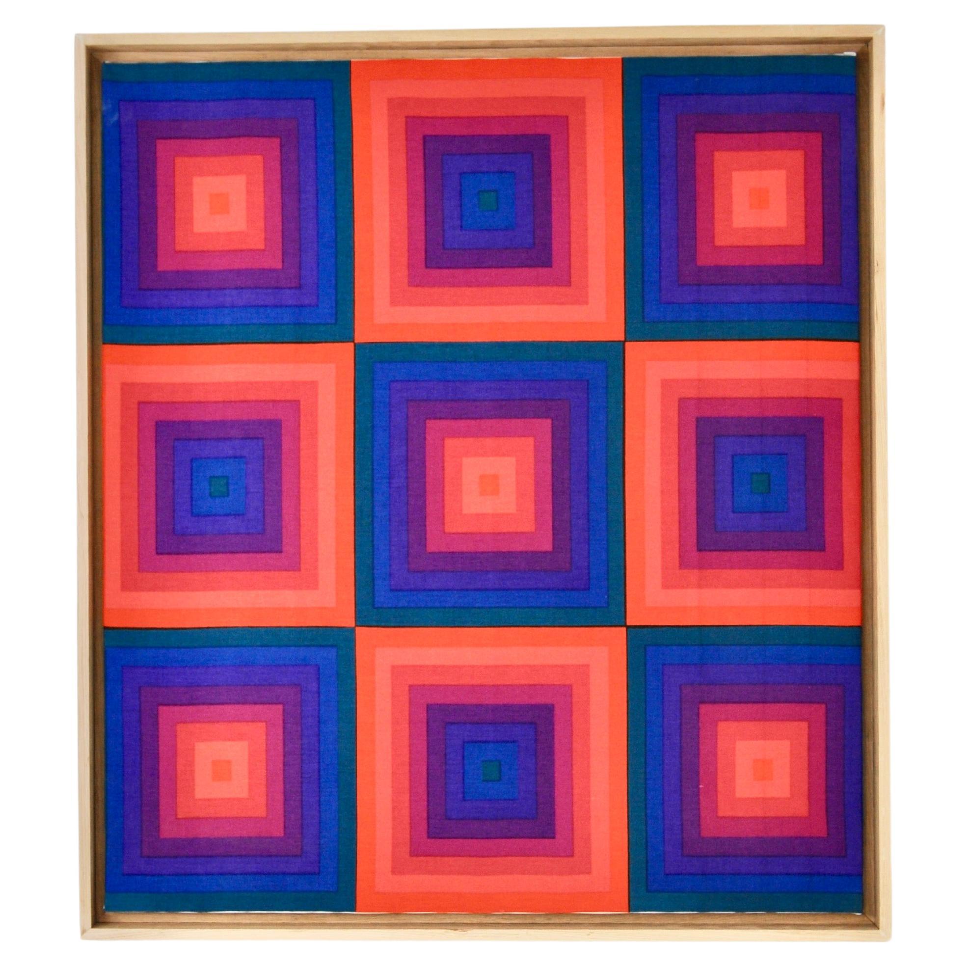 Fabric Board by Verner Panton for Mira, 1970s For Sale