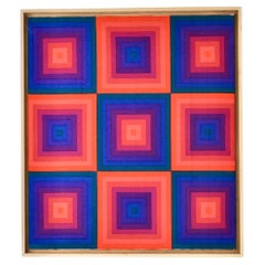 Vintage Fabric Board by Verner Panton for Mira, 1970s